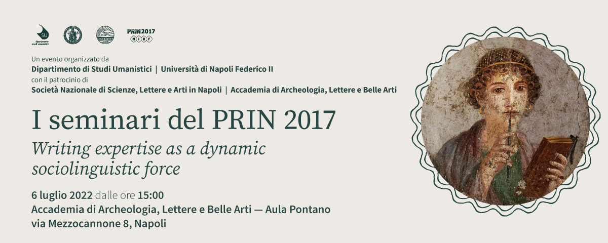 Seminari del PRIN 2017 6 luglio 2022